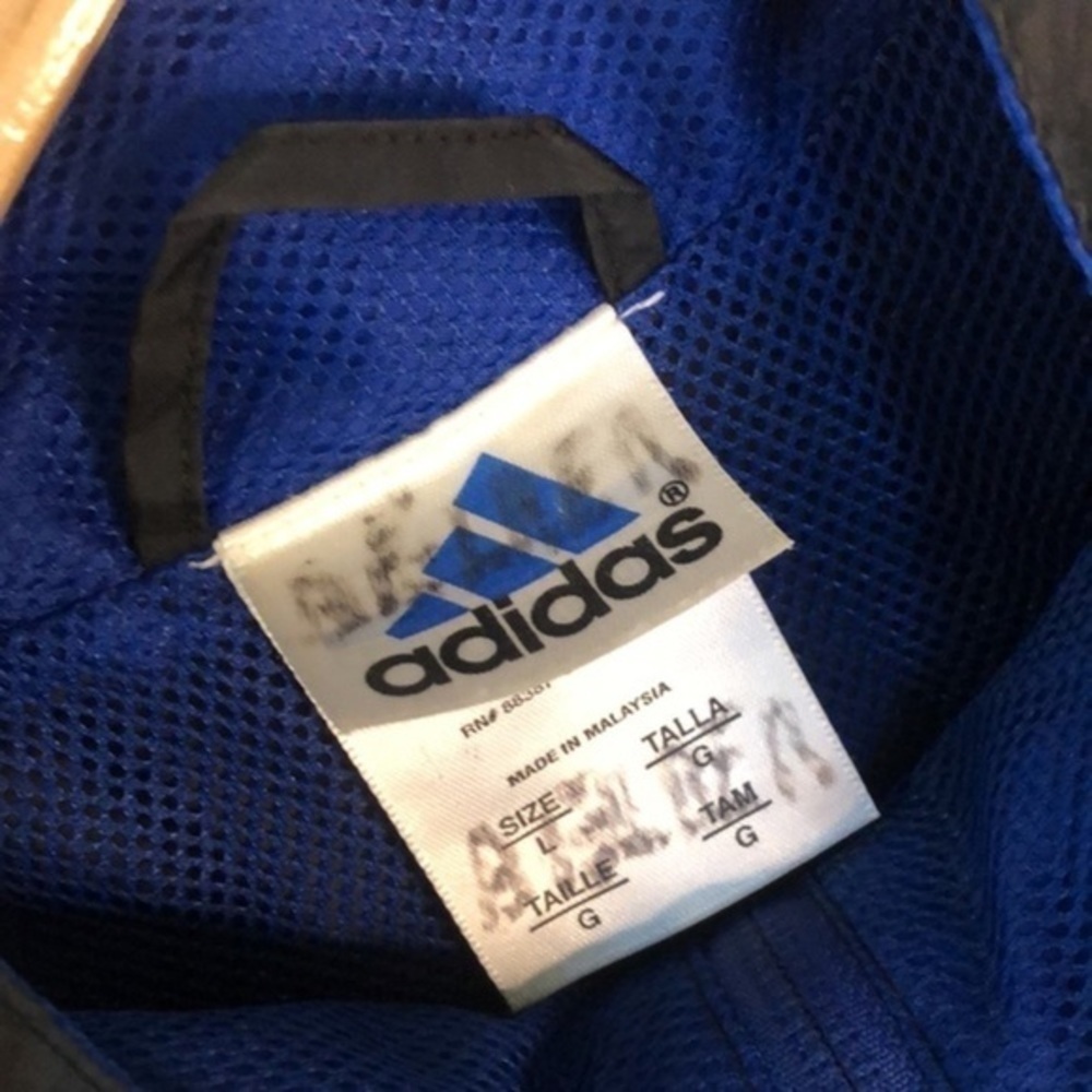 ADIDAS | Adidas Logo Windbreaker Active Jacket - Size Large - Picture 5 of 9